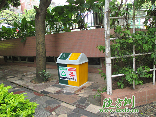 炎炎夏季，玻璃鋼垃圾桶為清遠(yuǎn)市街道帶來點(diǎn)點(diǎn)綠意